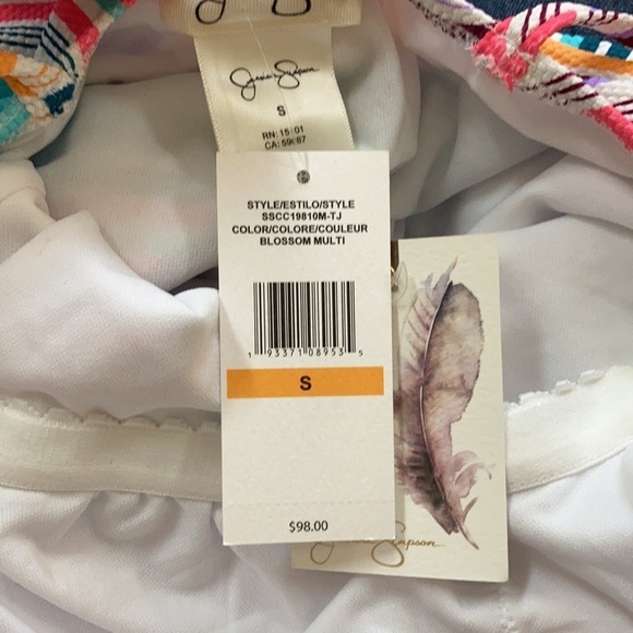 NWT Jessica Simpson Shoulder Tie Swimsuit - Picture 6 of 6